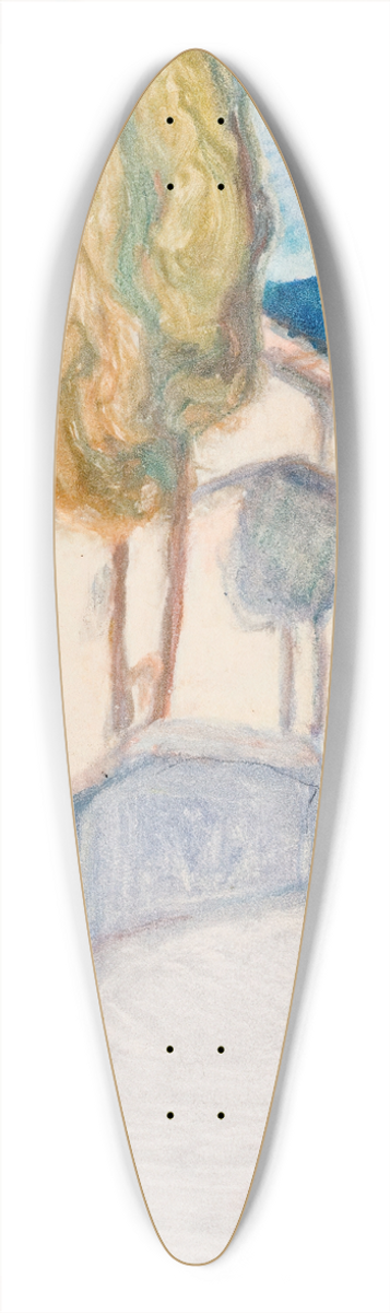 Pekka Halonen - Florence, Viale dei Colli 39.3 inch art pintail longboard deck