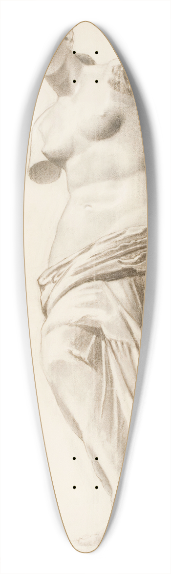 Pekka Halonen - Venus of Milo 39.3 inch art pintail longboard deck