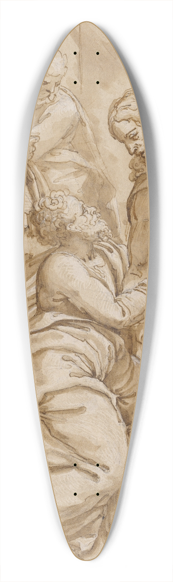 Pellegrino Tibaldi - The Incredulity of Thomas 39.3 inch art pintail longboard deck