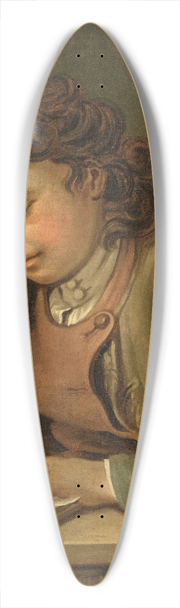 Per Krafft the Elder - A Boy Reading 39.3 inch art pintail longboard deck