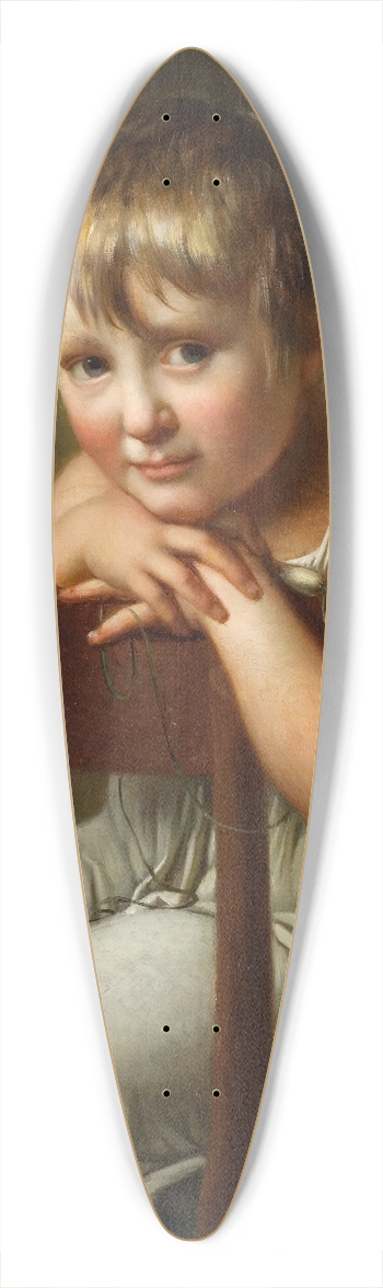 Per Krafft the Younger - Carolina Mandorff 39.3 inch art pintail longboard deck