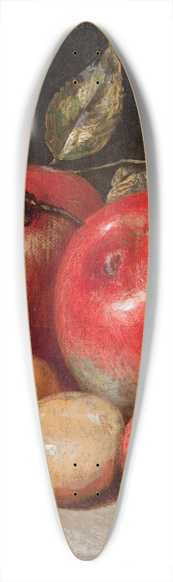 Peter Baumgras - Still Life with Apples and Plums 39.3 inch art pintail longboard deck