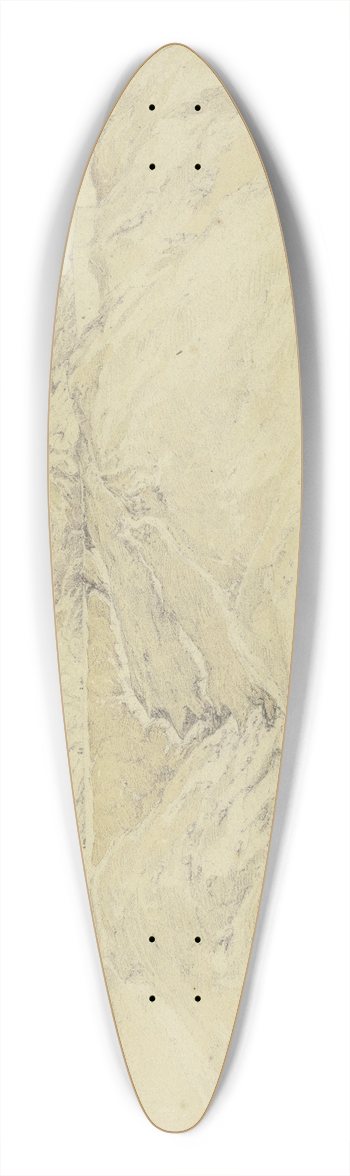 Peter Burnitz - Plateau near Toledo 39.3 inch art pintail longboard deck
