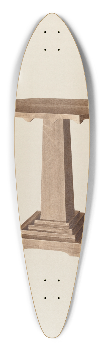 Peter C. Ustinoff - Octagonal Table 39.3 inch art pintail longboard deck