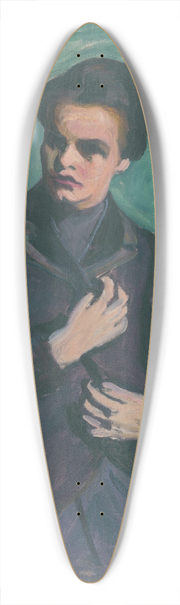 Peter Dobrovi - tdia k portrtu 39.3 inch art pintail longboard deck