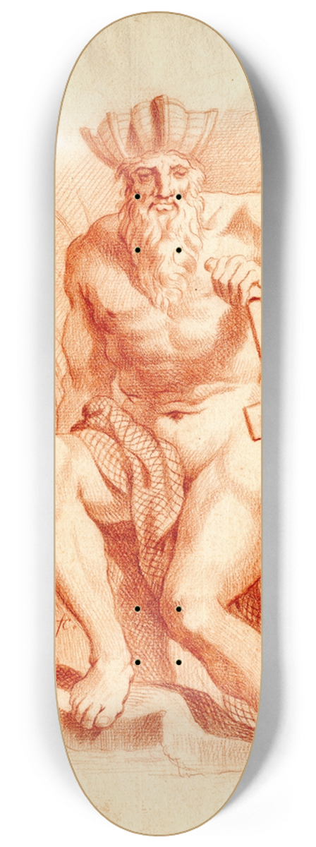Cornelis Pronk - Riviergod 8.25 inch art skate deck