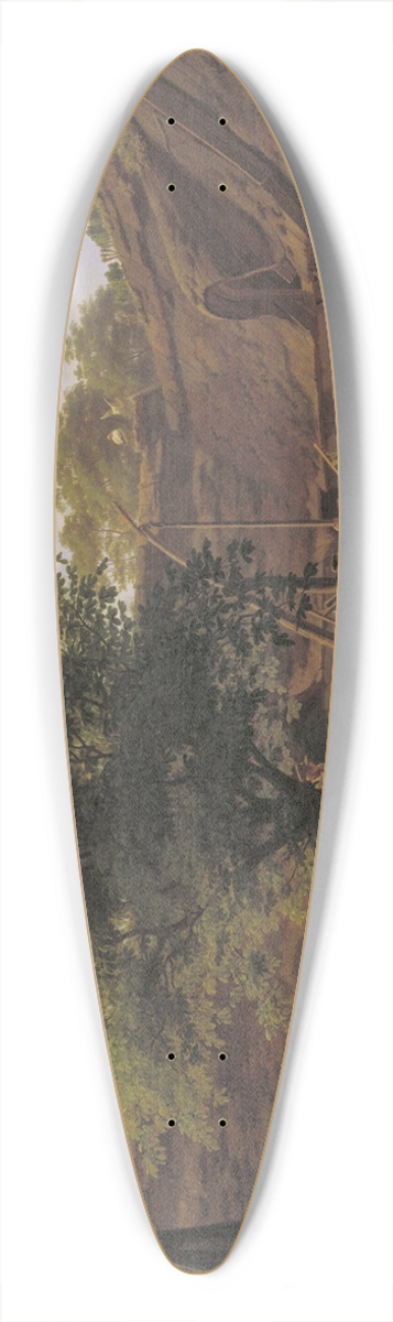 Peter Julius Larsen - Billede af livet i en sjllandsk bondegrd ved middagstid 39.3 inch art pintail longboard deck