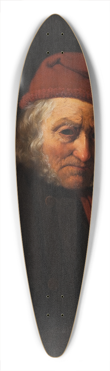 Peter Julius Larsen - Portrait Of An Old Sailor 39.3 inch art pintail longboard deck