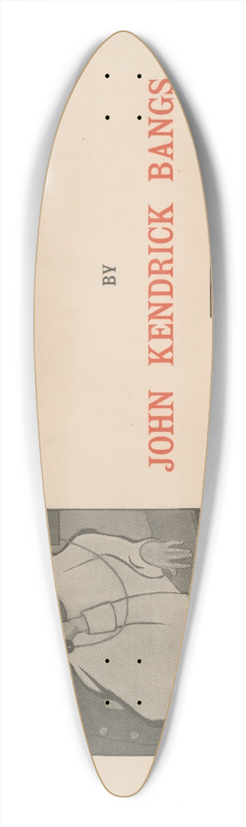 Peter Newell - The bicyclers and three other farces by John Kendrick Bangs 39.3 inch art pintail longboard deck