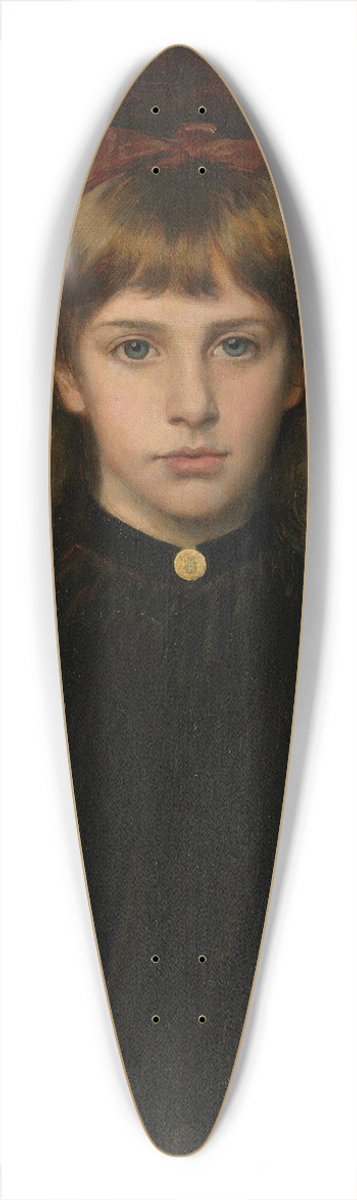 Peter Nicolai Arbo - Portrait of Dagny Kir 39.3 inch art pintail longboard deck
