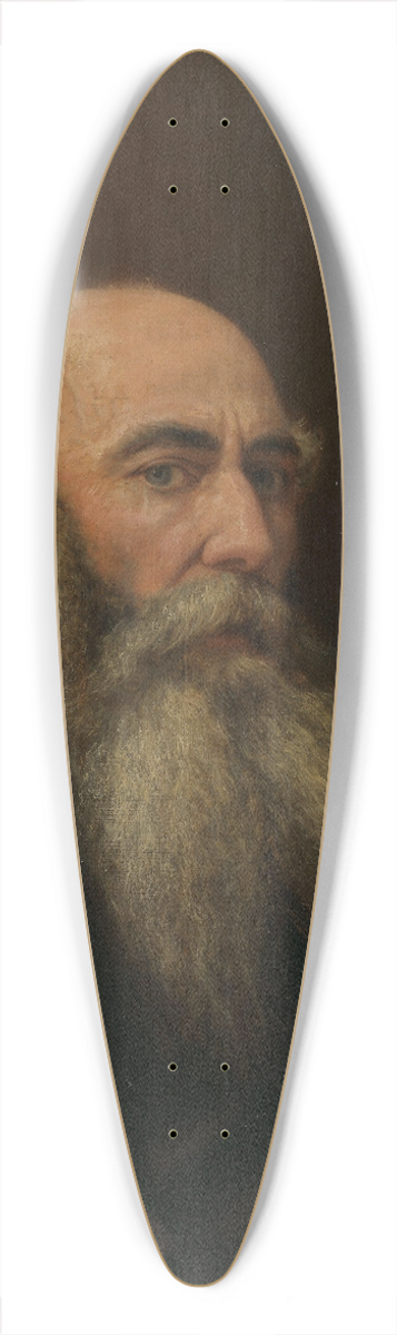 Peter Nicolai Arbo - Portrait of the Painter Hans Johan Frederik Berg 39.3 inch art pintail longboard deck