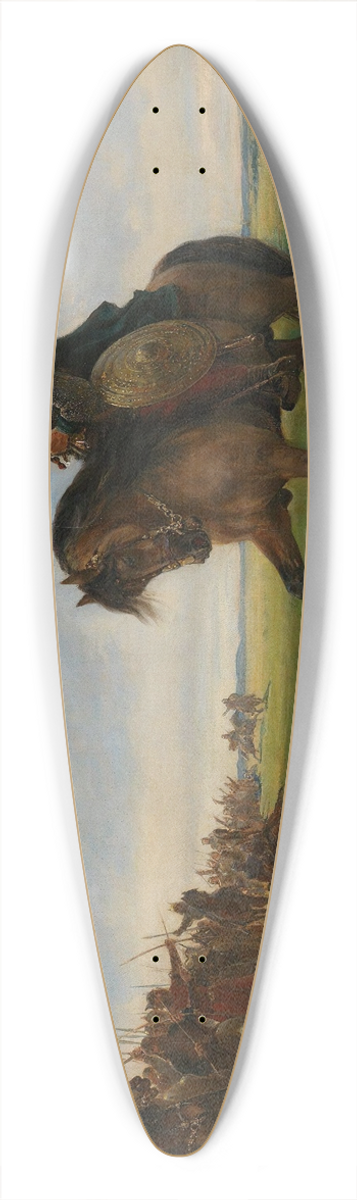 Peter Nicolai Arbo - Untitled 39.3 inch art pintail longboard deck