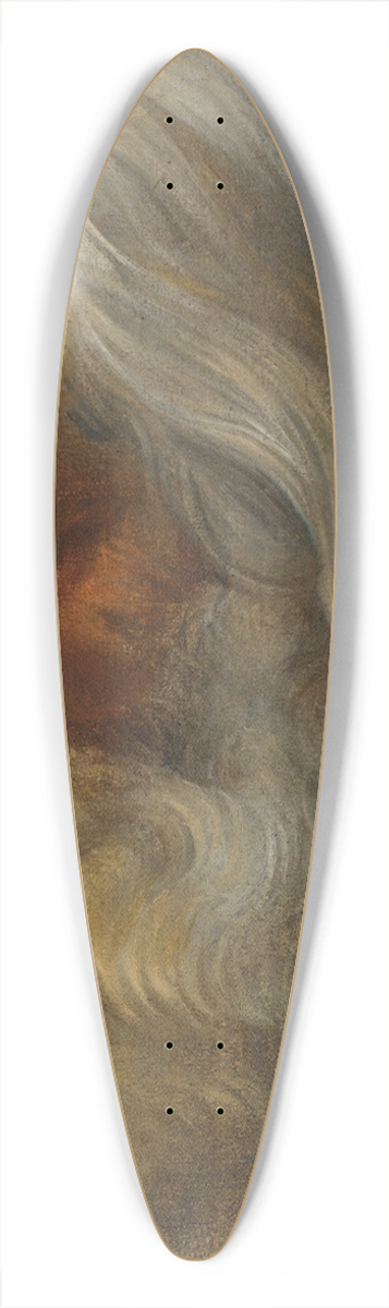 Peter Paul Rubens - Head study of a bearded old man 39.3 inch art pintail longboard deck