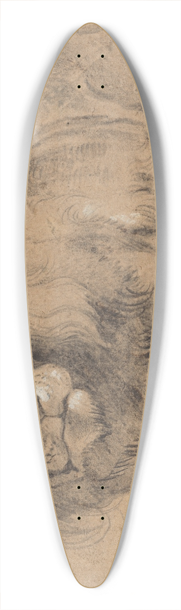 Peter Paul Rubens - Lion 39.3 inch art pintail longboard deck