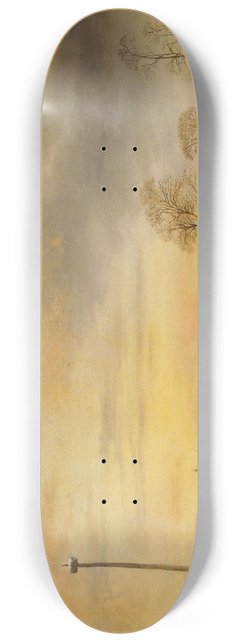 Aert van der Neer - A Skating Scene 8.25 inch art skate deck