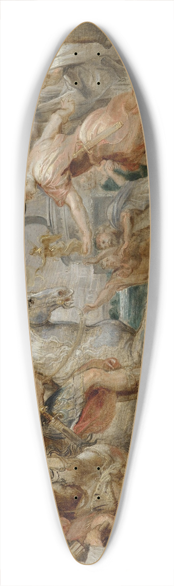 Peter Paul Rubens - Triumphant Entry Of Constantine Into Rome 39.3 inch art pintail longboard deck