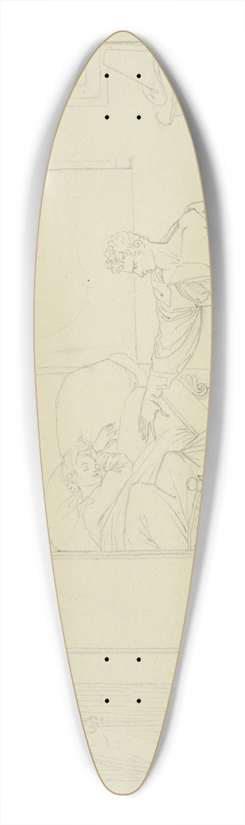 Peter von Cornelius - Die lamentable Nacht oder Die nchtliche Geisterbeschwrung (Taunusreise) 39.3 inch art pintail longboard deck