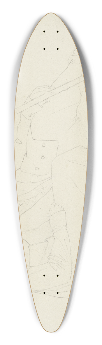 Peter von Cornelius - Friedrich Wenner und seine Frau Christine (Taunusreise) 39.3 inch art pintail longboard deck
