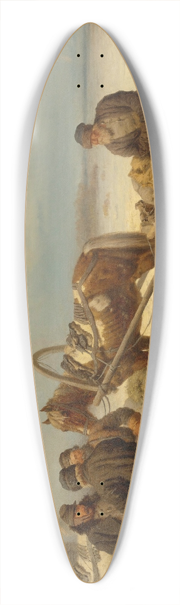 Petr Petrovich Sokolov - At The Gates 39.3 inch art pintail longboard deck