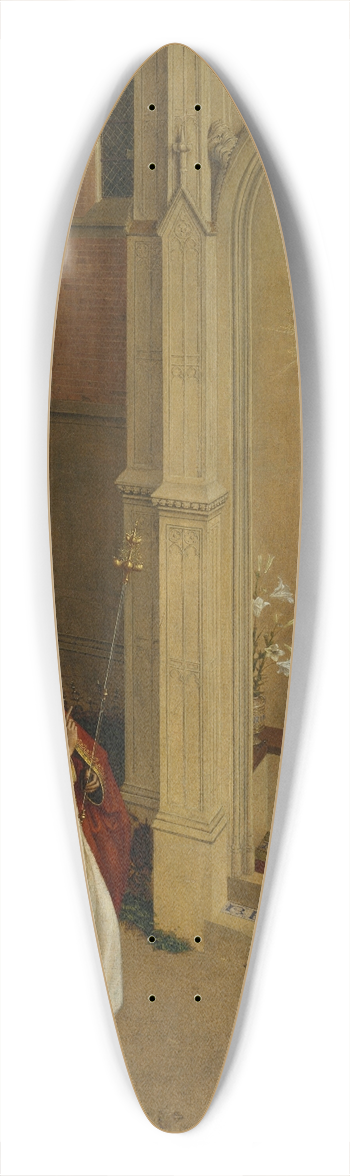 Petrus Christus - The Annunciation 39.3 inch art pintail longboard deck