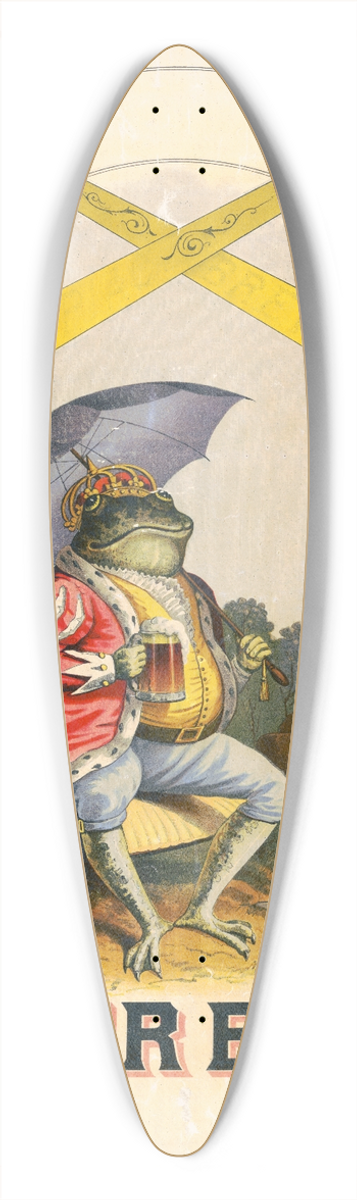 Pfeil & Goltz - Lager beer 39.3 inch art pintail longboard deck