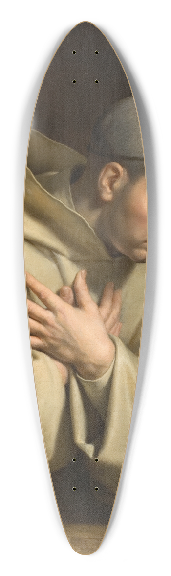 Philippe de Champaigne - Saint Bruno 39.3 inch art pintail longboard deck