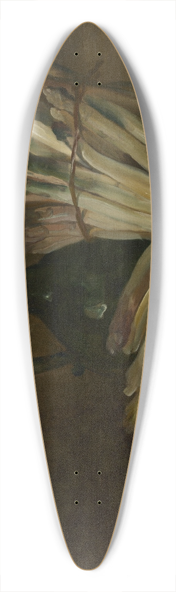 Philippe Rousseau - Still Life with Asparagus 39.3 inch art pintail longboard deck