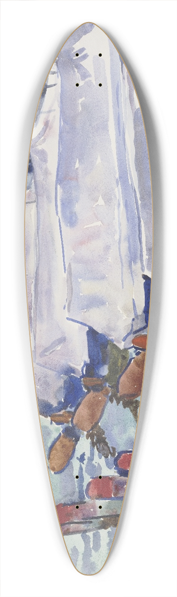 Philipp Franck - At the Wannsee 39.3 inch art pintail longboard deck
