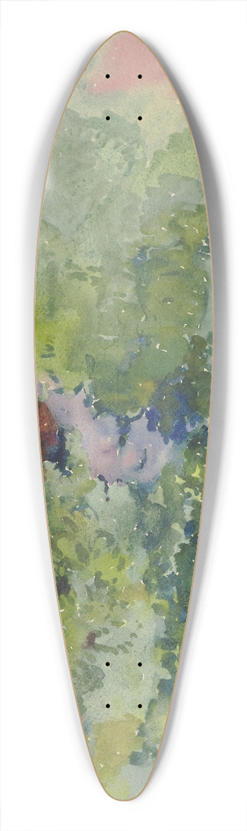 Philipp Franck - Taunus streams 39.3 inch art pintail longboard deck