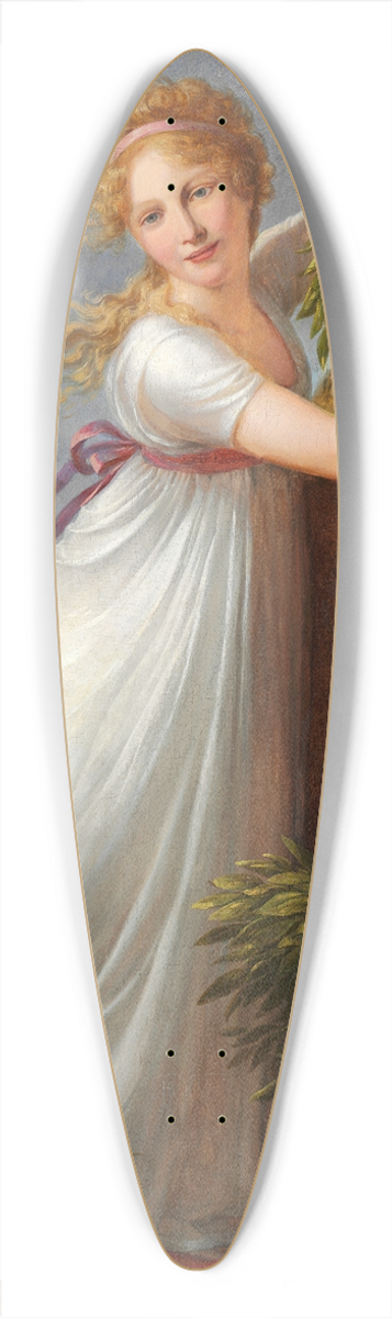 Philipp Friedrich Von Hetsch - Ida Brun garlanding her mothers bust 39.3 inch art pintail longboard deck