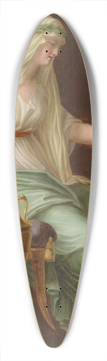 Philipp Friedrich Von Hetsch - Vestalin 39.3 inch art pintail longboard deck