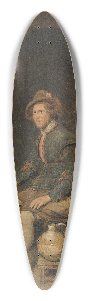 Philips Koninck - Seated Hunter In A Tavern 39.3 inch art pintail longboard deck