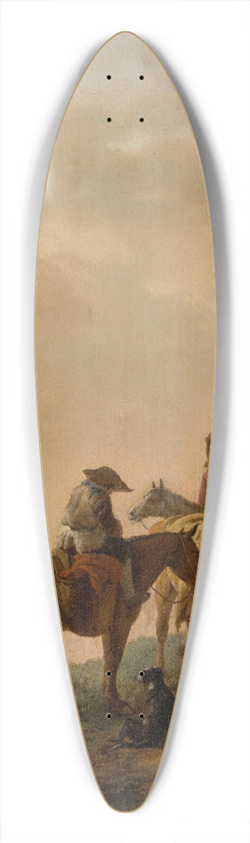 Philips Wouwerman - Horsemans Stop 39.3 inch art pintail longboard deck