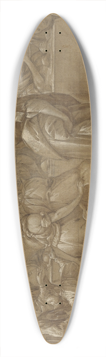 Pier Francesco Mazzucchelli - A Banquet 39.3 inch art pintail longboard deck