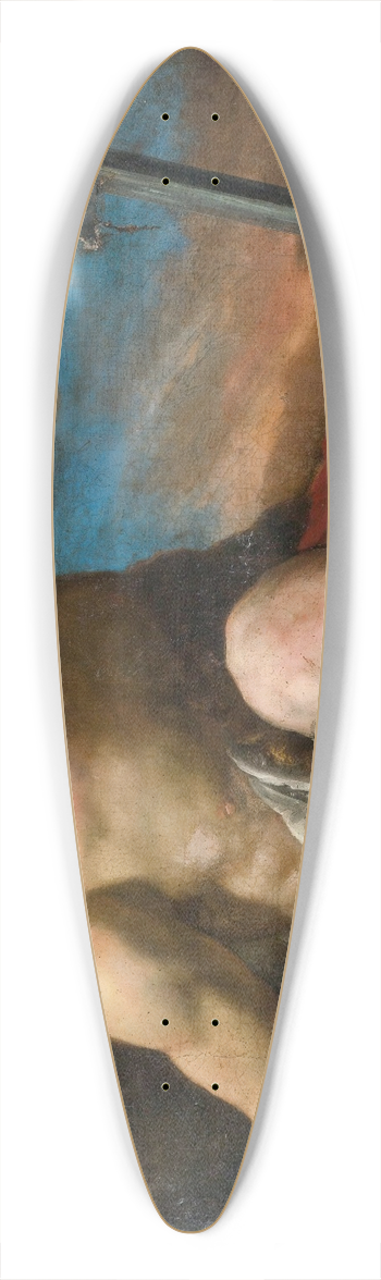Pier Francesco Mola - David With The Head Of Goliath 39.3 inch art pintail longboard deck
