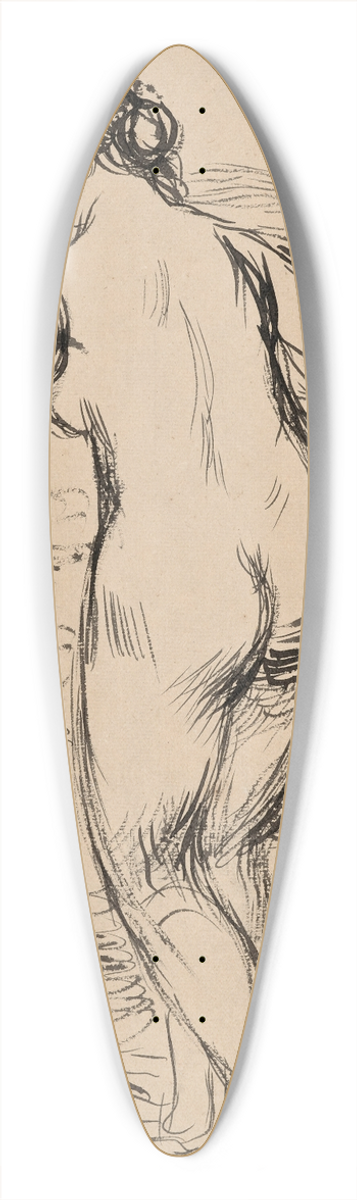 Pierre-Auguste Renoir - Baigneuse 39.3 inch art pintail longboard deck
