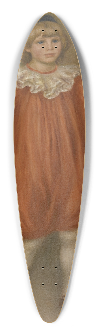 Pierre-Auguste Renoir - Claude Renoir in Clown Costume 39.3 inch art pintail longboard deck