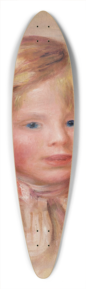 Pierre-Auguste Renoir - Coco au ruban rose 39.3 inch art pintail longboard deck