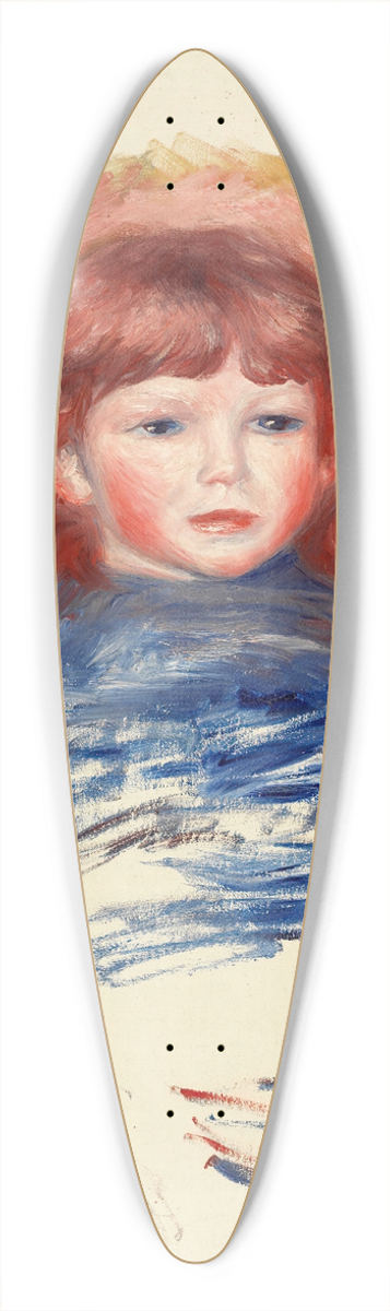 Pierre-Auguste Renoir - Coco 39.3 inch art pintail longboard deck
