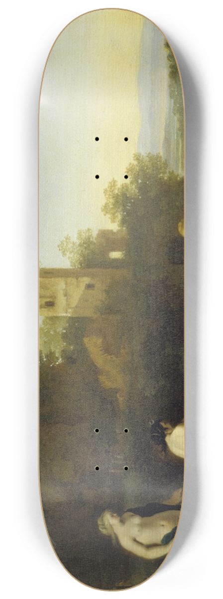 Cornelis Van Poelenburch - Landscape with the Discovery of Callistos Pregnancy 8.25 inch art skate deck
