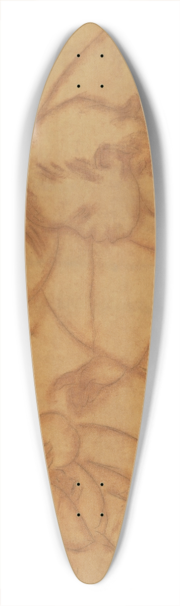 Pierre-Auguste Renoir - Gabrielle, Jean et une petite fille 39.3 inch art pintail longboard deck