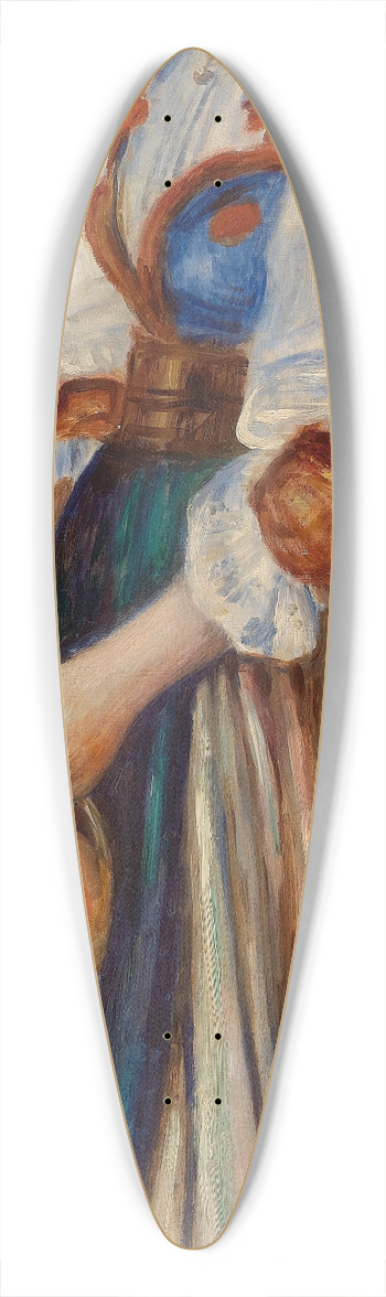 Pierre-Auguste Renoir - Girl with Basket of Oranges (Marchande doranges) 39.3 inch art pintail longboard deck