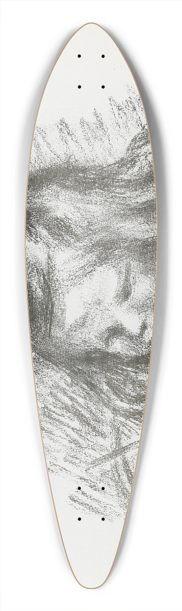 Pierre-Auguste Renoir - Le petit garon au porte-plume (Claude Renoir crivant) 39.3 inch art pintail longboard deck