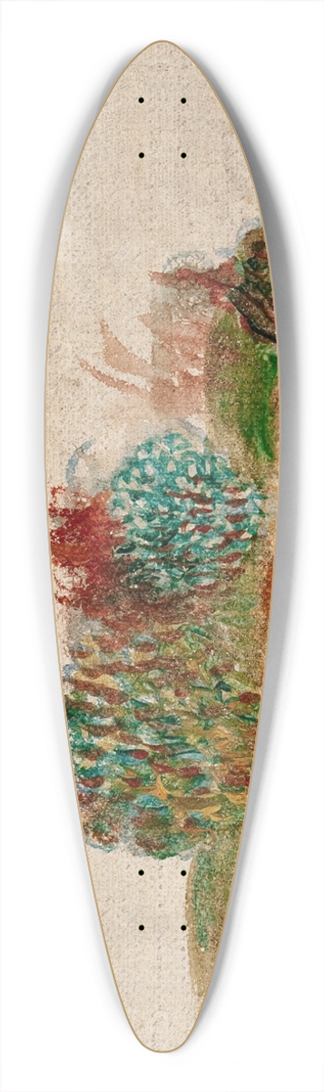 Pierre-Auguste Renoir - Paysage 39.3 inch art pintail longboard deck