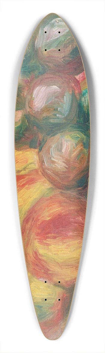 Pierre-Auguste Renoir - Pches et prunes 39.3 inch art pintail longboard deck