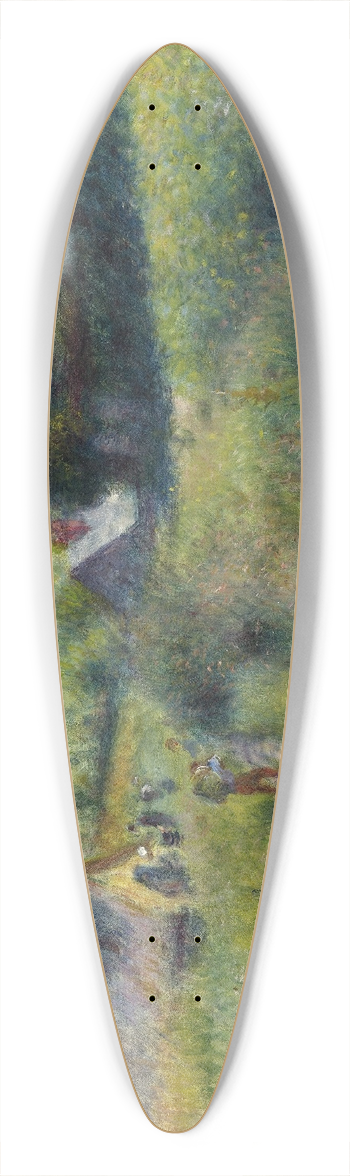Pierre-Auguste Renoir - The Mussel Harvest 39.3 inch art pintail longboard deck