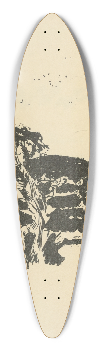 Pierre Bonnard - Histoires naturelles Pl 57 39.3 inch art pintail longboard deck