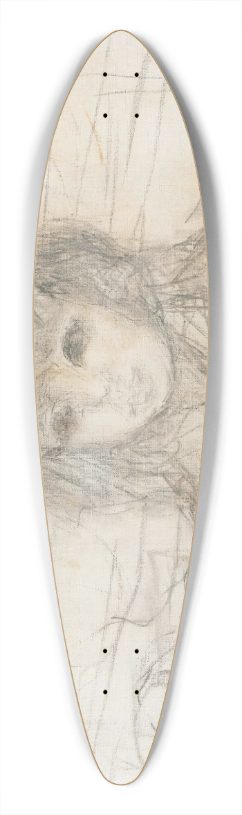 Pierre Bonnard - Isabelle Lecomte du Nouy avec le chien de lartiste au Canet 39.3 inch art pintail longboard deck