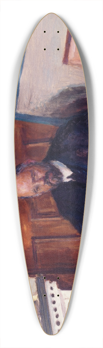 Pierre Bonnard - Portrait dAmbroise Vollard au chat 39.3 inch art pintail longboard deck