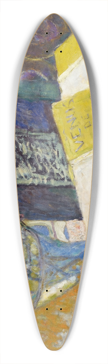 Pierre Bonnard - Still Life with Bouquet of Flowers , Venus of Cyrene 39.3 inch art pintail longboard deck